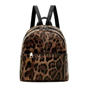 Leopard Print Backpack